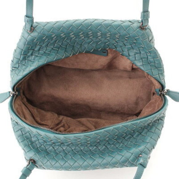 Bottega Veneta Intrecciato Shoulder Bag Green - Picture 5 of 10